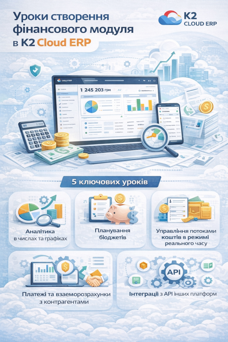 Уроки створення фінансового модуля в K2 ERP