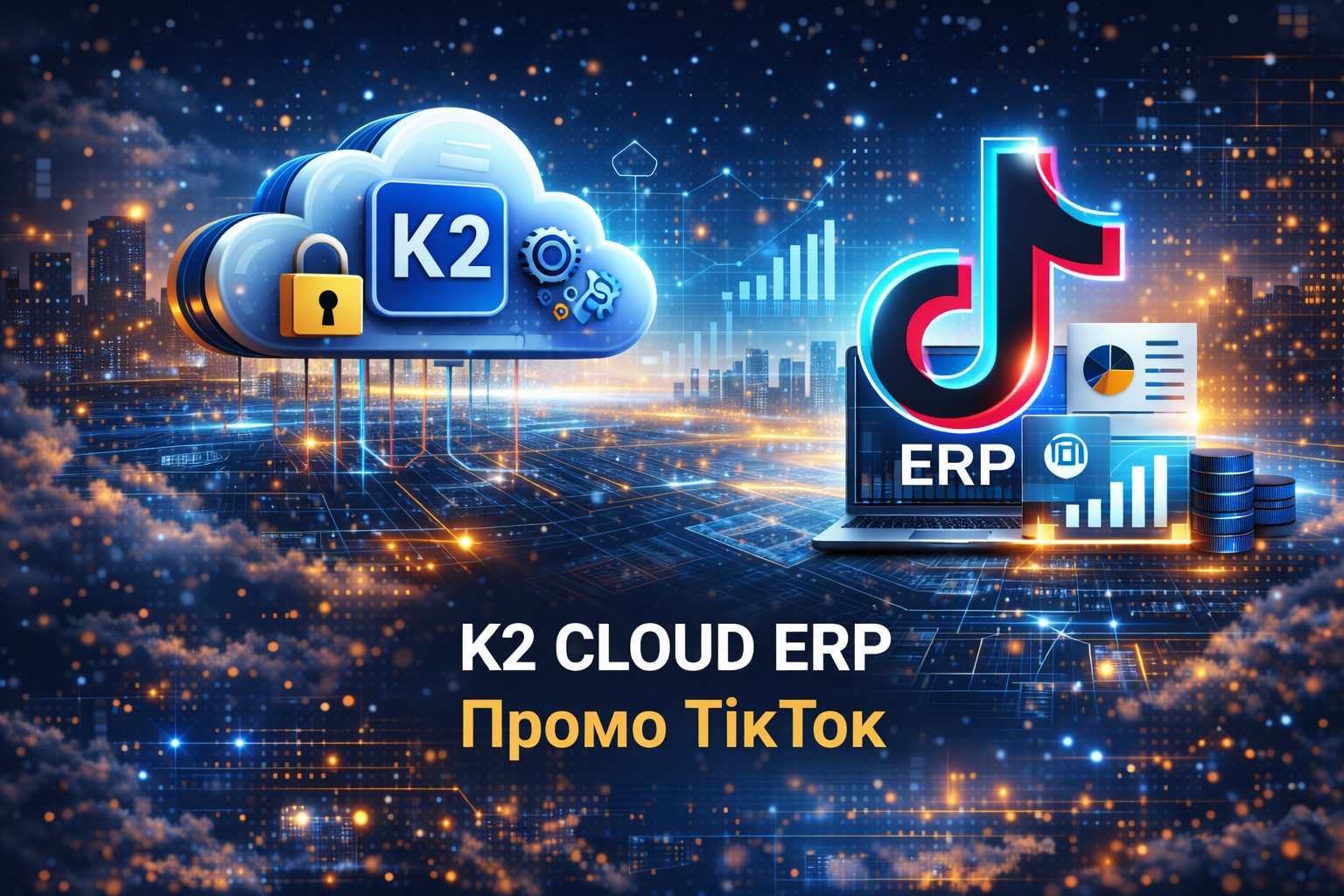 K2 ERP промо Тікток — спробуйте K2 ERP безкоштовно в хмарі