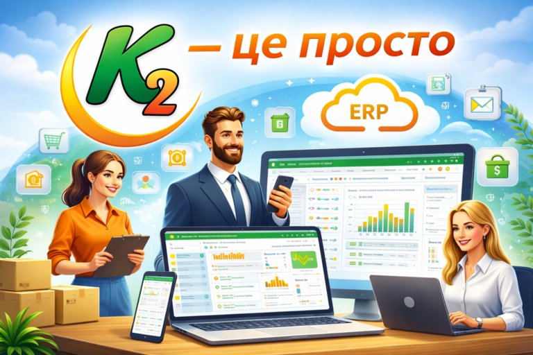 K2 — спробуйте K2 ERP безкоштовно в хмарі: K2 — це просто
