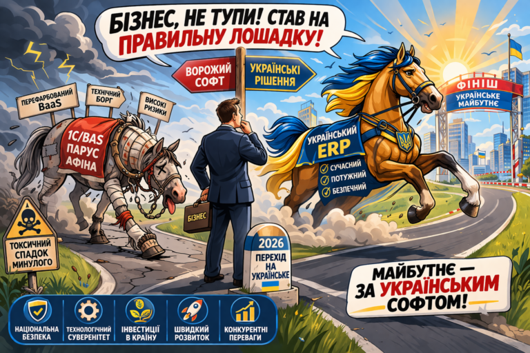Ворожий софт приречений. Бізнесу час ставити на українське — спробуйте K2 ERP безкоштовно в хмарі: Ворожий софт приречений. Бізнесу час ста