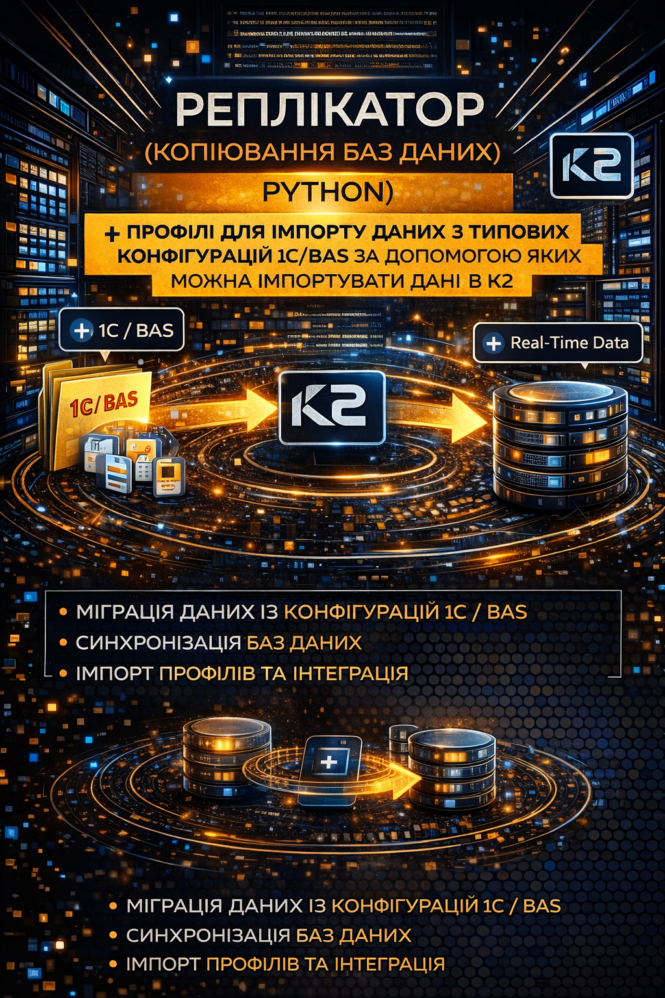 Реплікатор — модуль K2 ERP для вашого бізнесу 1 Реплікатор