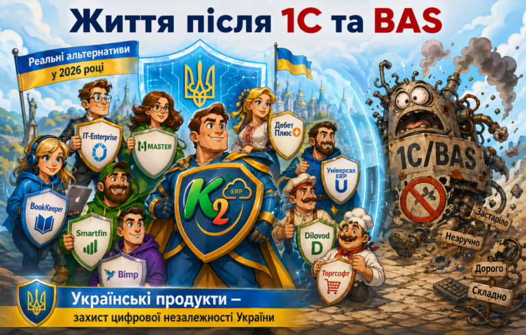 Життя після 1С та BAS: Великий огляд українського ринку ERP-систем та реальних альтернатив у 2026 році